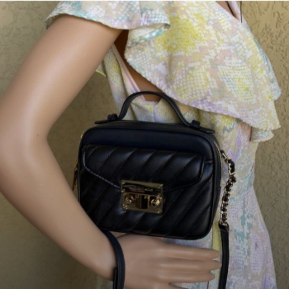 Michael Kors Small Rose Top Handle Leather Satchel - Picture 14 of 16